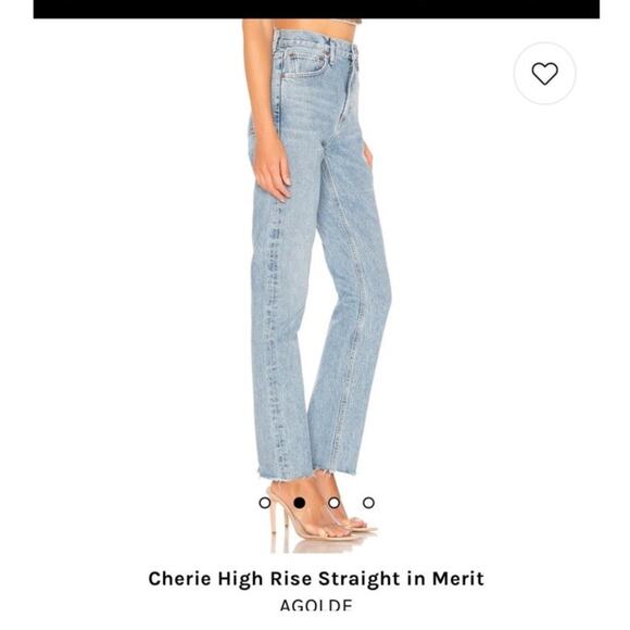 Agolde Cherie straight jeans size 24 NWOT - Picture 10 of 11